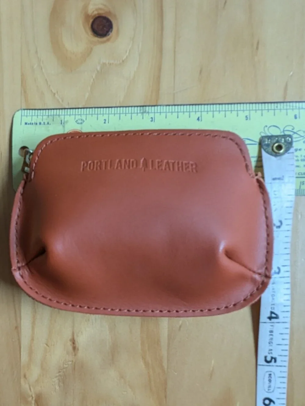 Portland Leather - Small Pinch Pouch - Honey - Like New